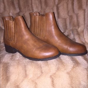 Brown ankle boots